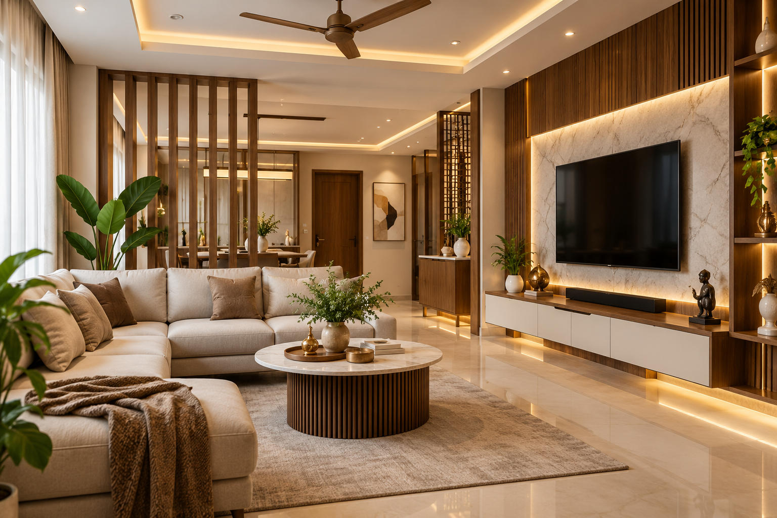 Premium interior design by Sri Bhairava Interior Decors