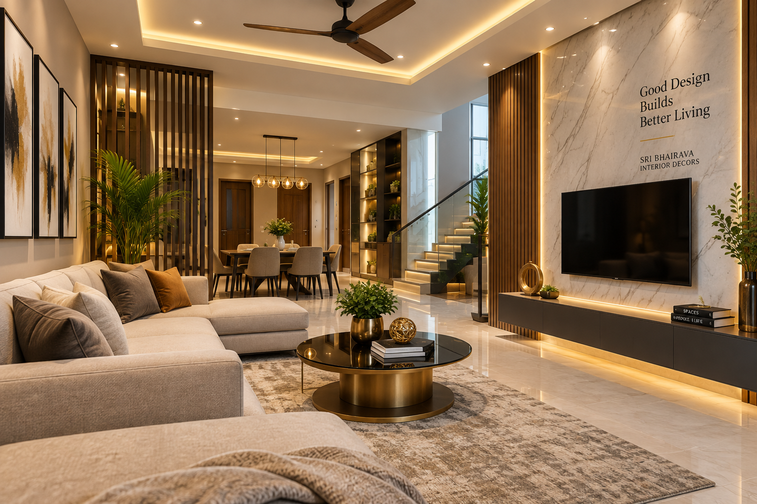 Sri Bhairava Interior Decors premium interior project